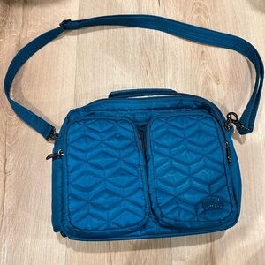 lug Navigator Crossbody Bag Turquoise